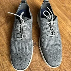 Cole Haan Zerogrand Wingtip Oxford Size Mens 8.5 Gray Stitchlite Light like new Men main image 2